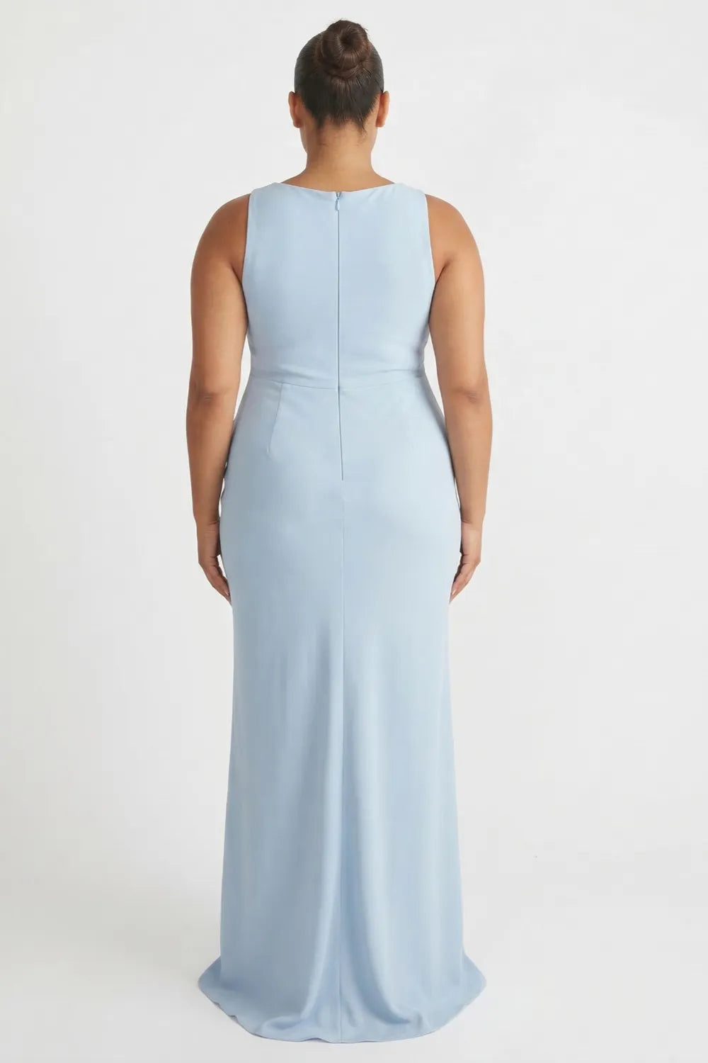 Celeste Light Blue Chiffon Bridesmaid Dress