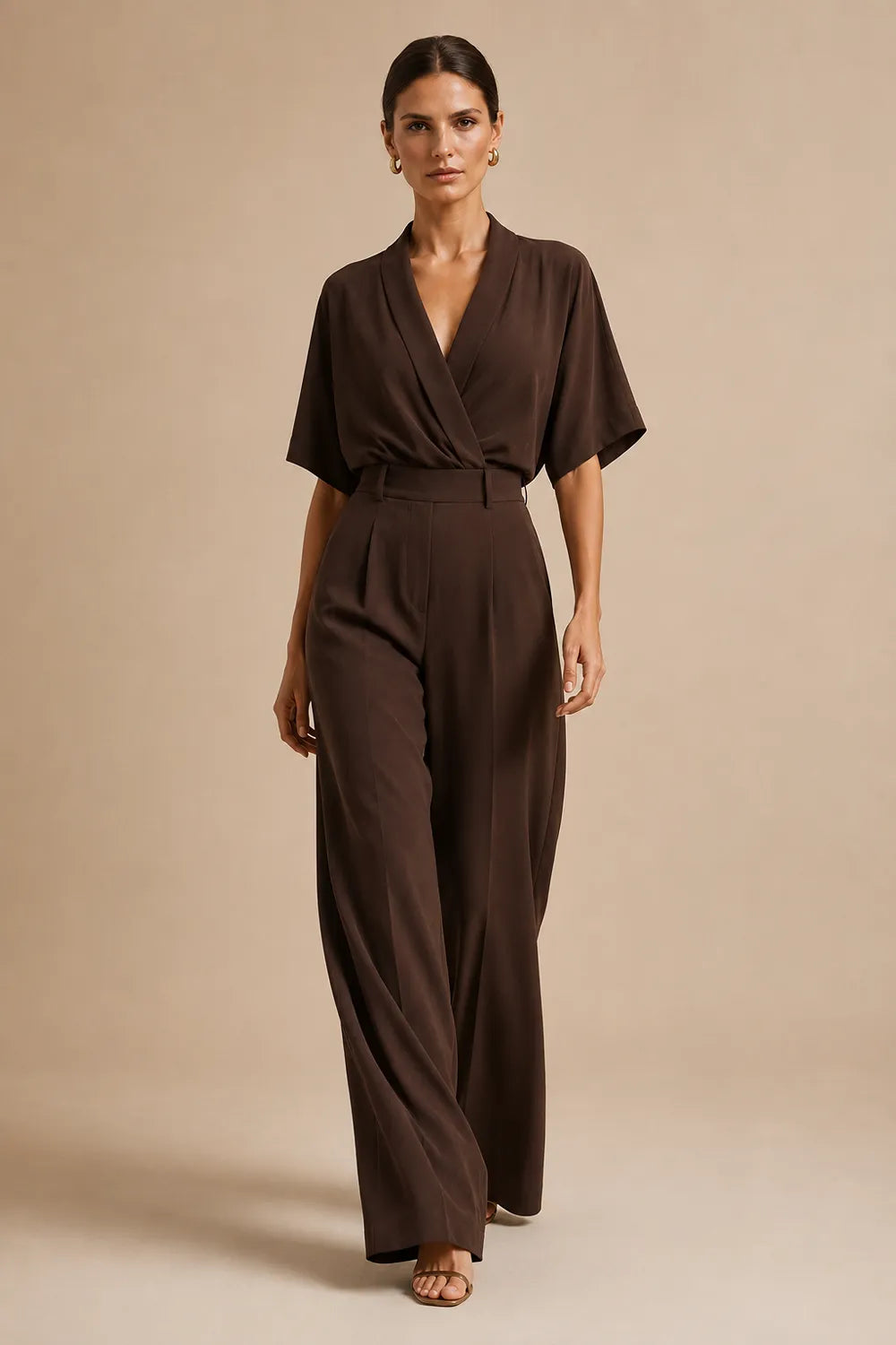 Serena Open Back Wide Leg Jumpsuit