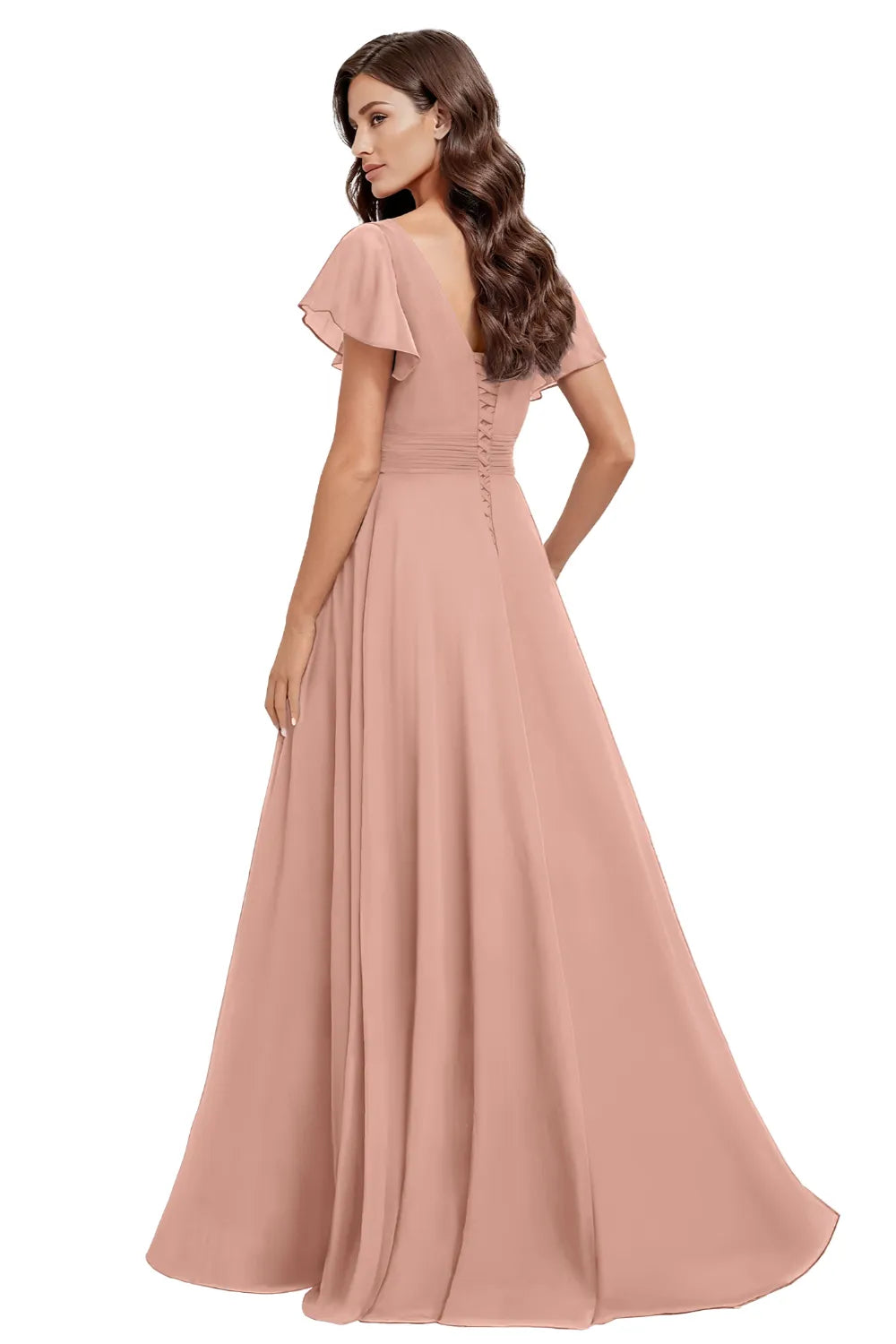 Elara High-Low Bridesmaid Dress