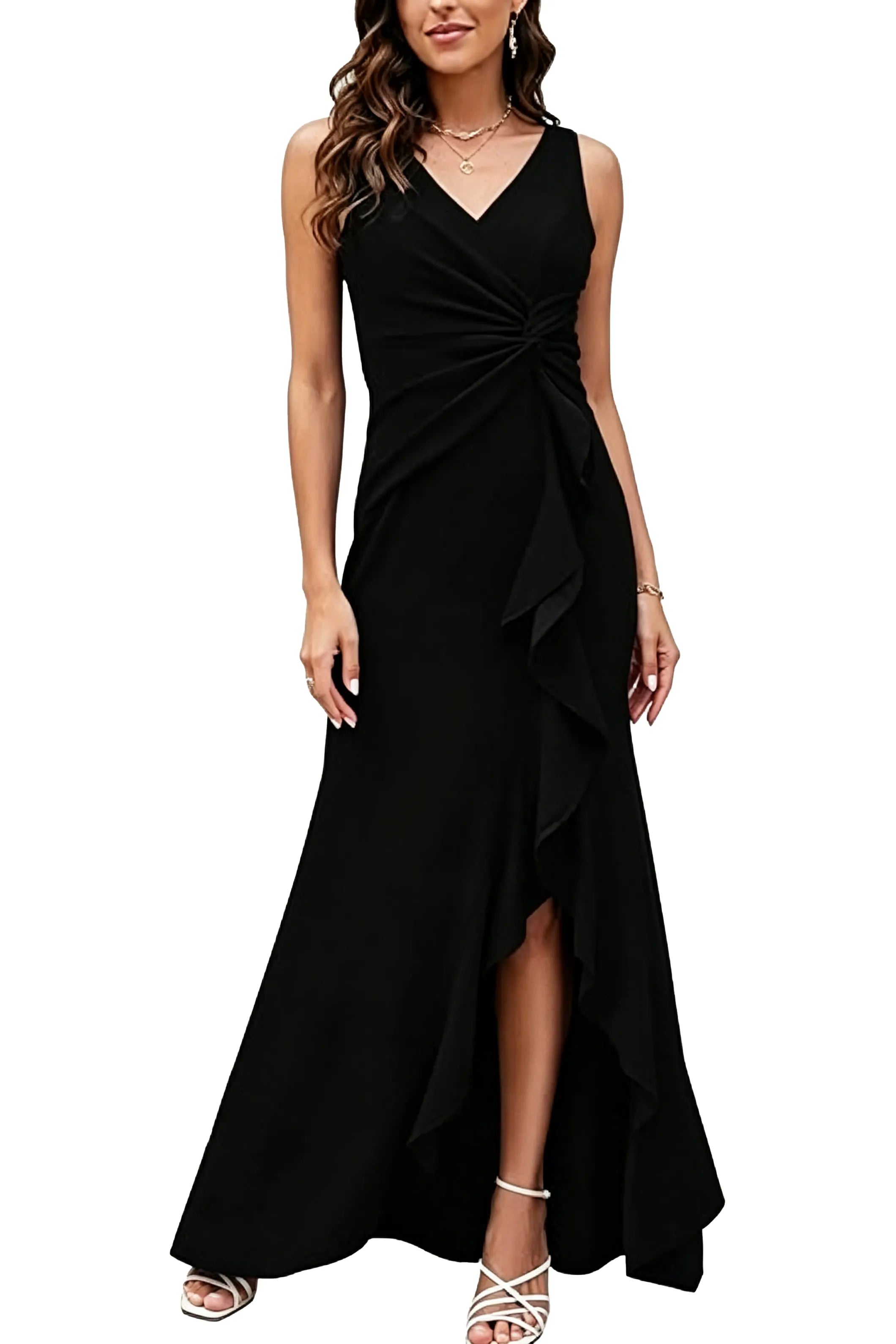 Elegant Long Formal Evening Gown Dress