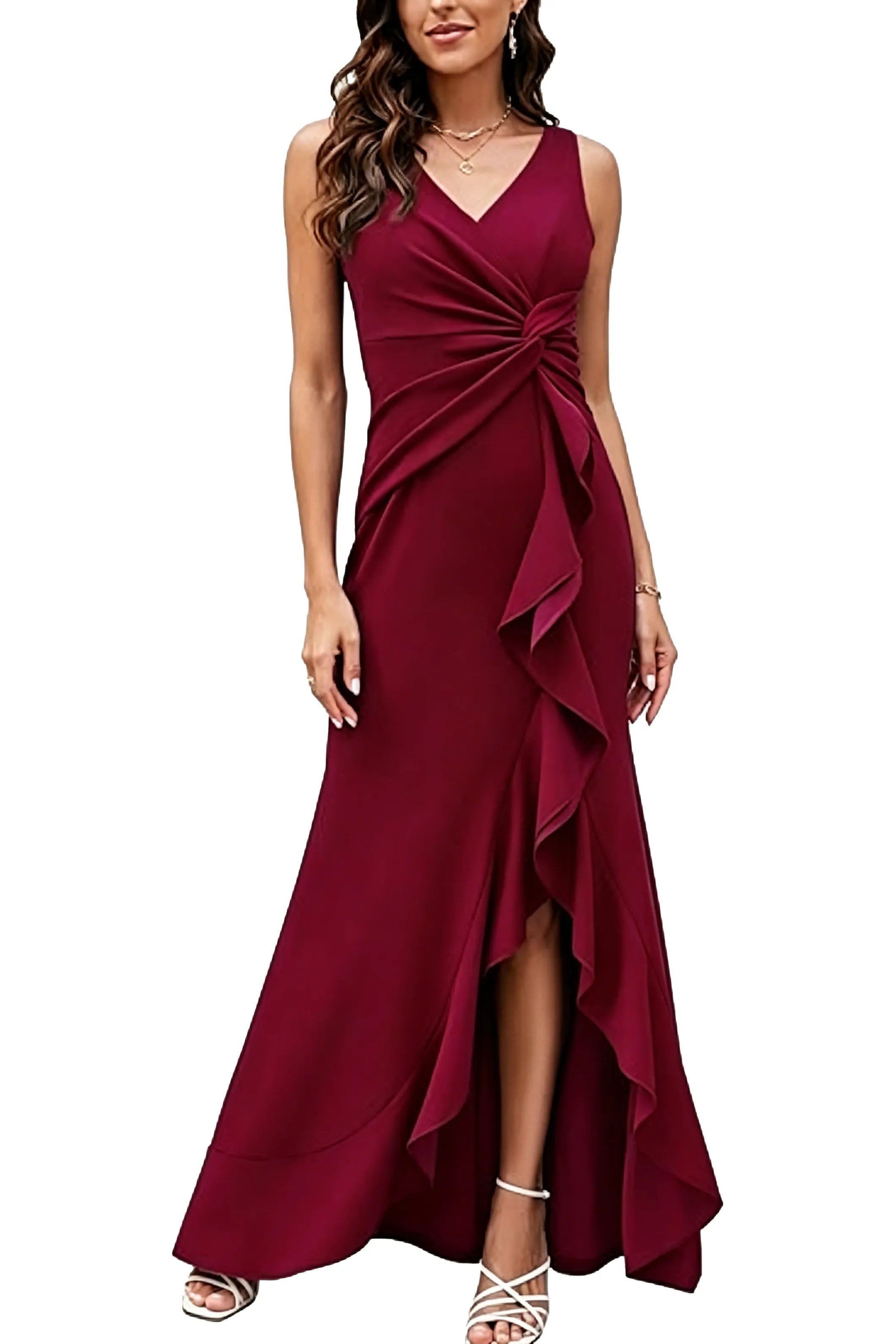 Elegant Long Formal Evening Gown Dress
