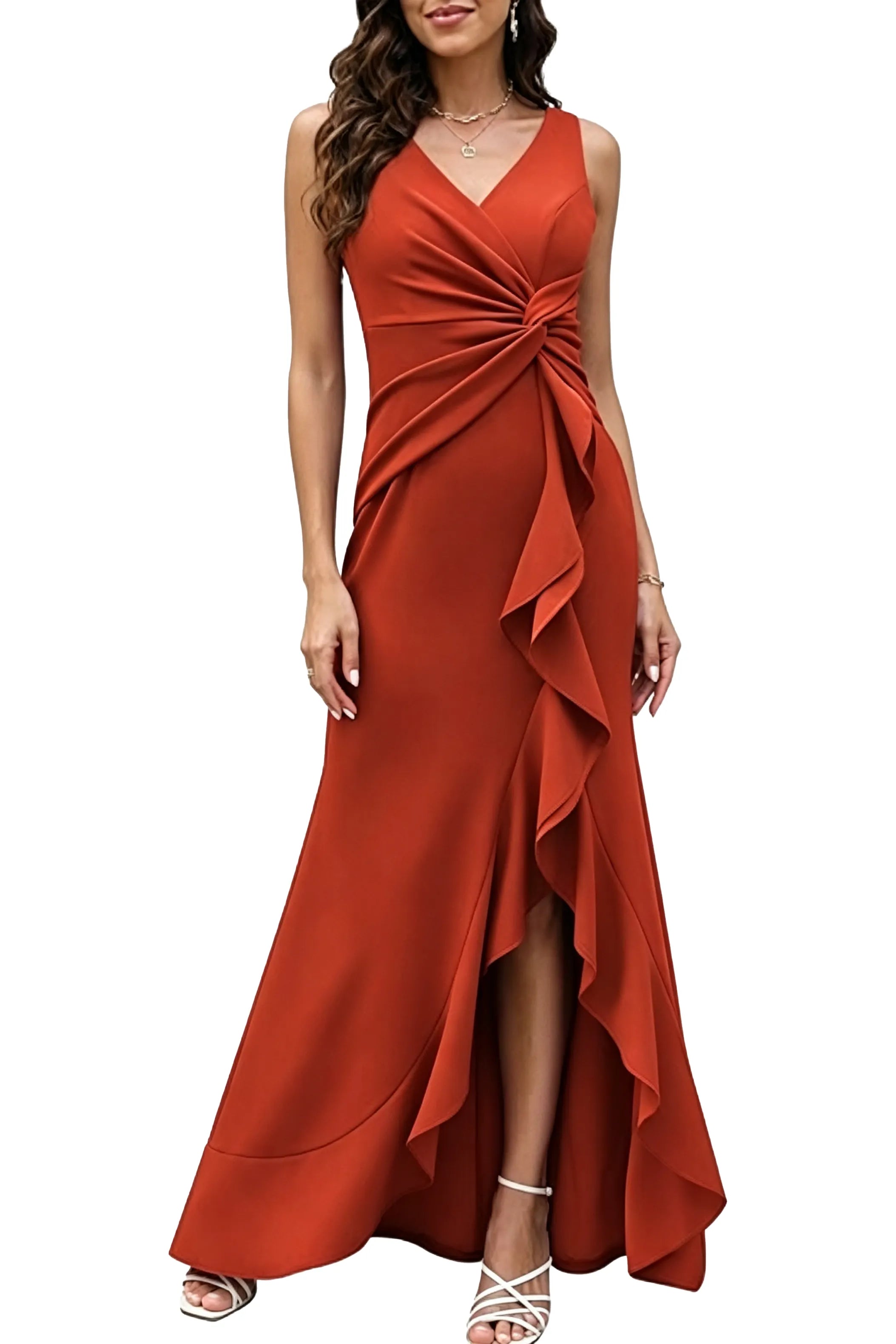 Elegant Long Formal Evening Gown Dress
