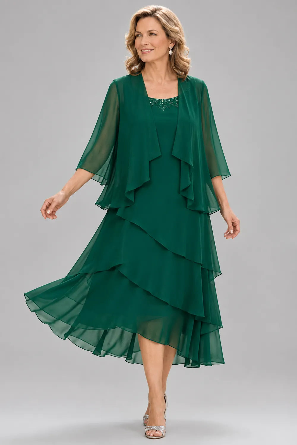 Seraphina Asymmetric Tiered Formal Dress