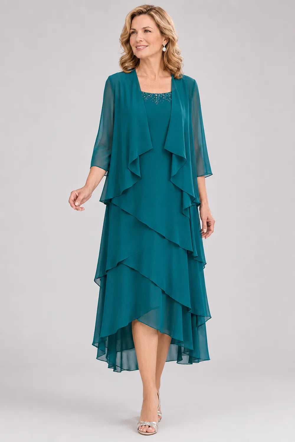 Seraphina Asymmetric Tiered Formal Dress