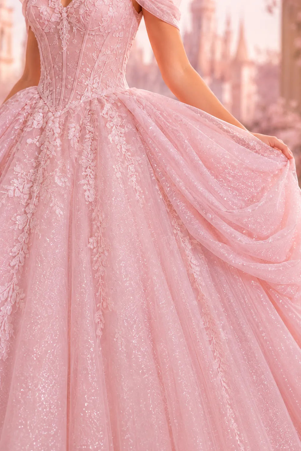 Romantic Pink Quinceanera Dresses