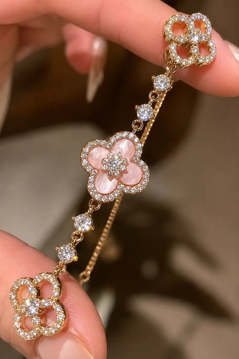 Rosy Petal Bracelet