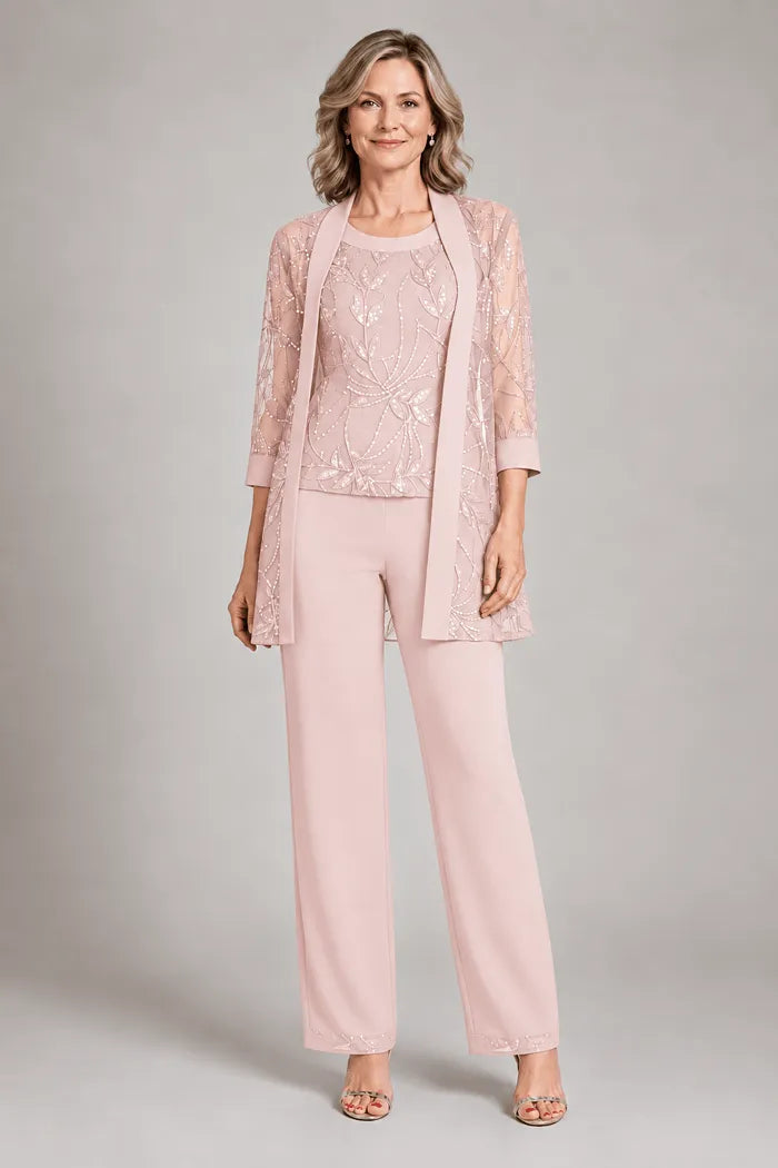 Formal Chiffon Pant Suit for Mother of the Bride