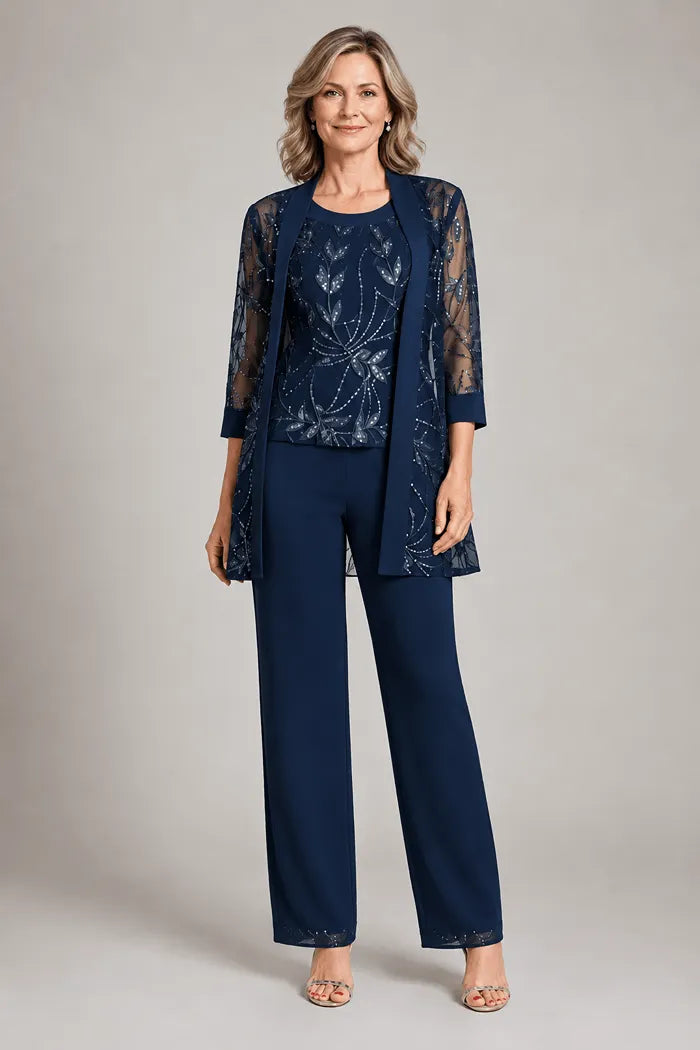 Formal Chiffon Pant Suit for Mother of the Bride