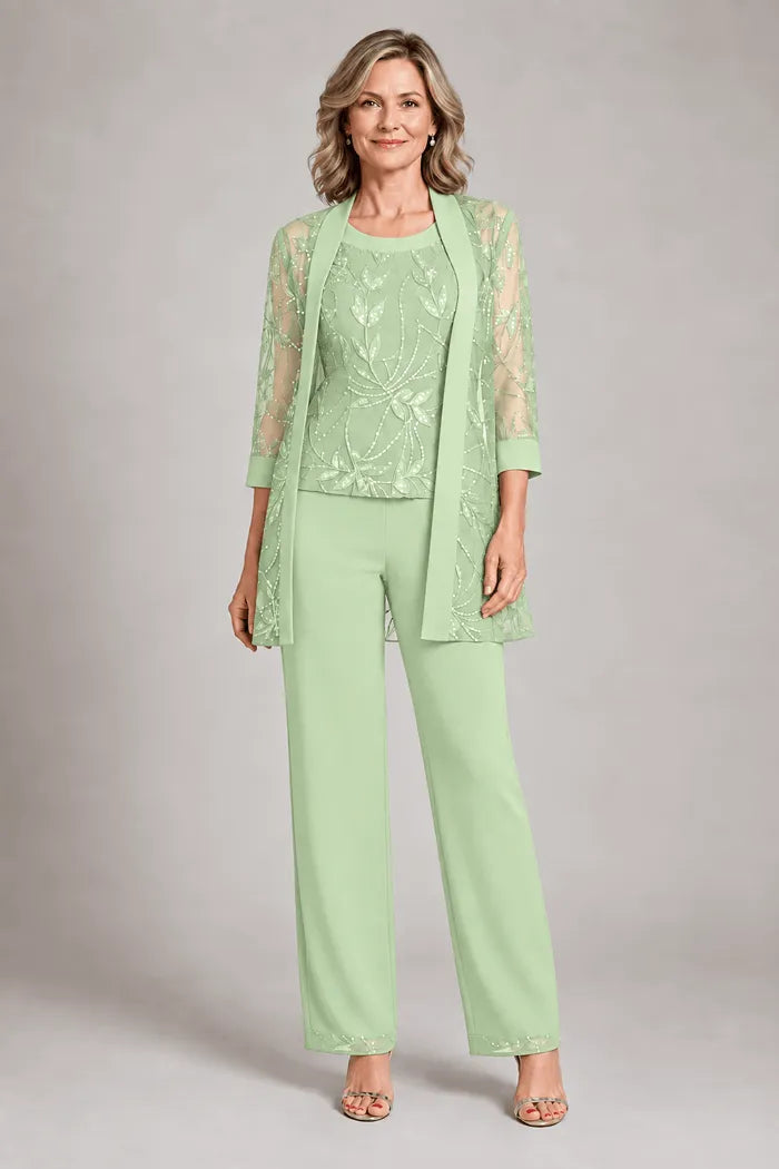 Formal Chiffon Pant Suit for Mother of the Bride