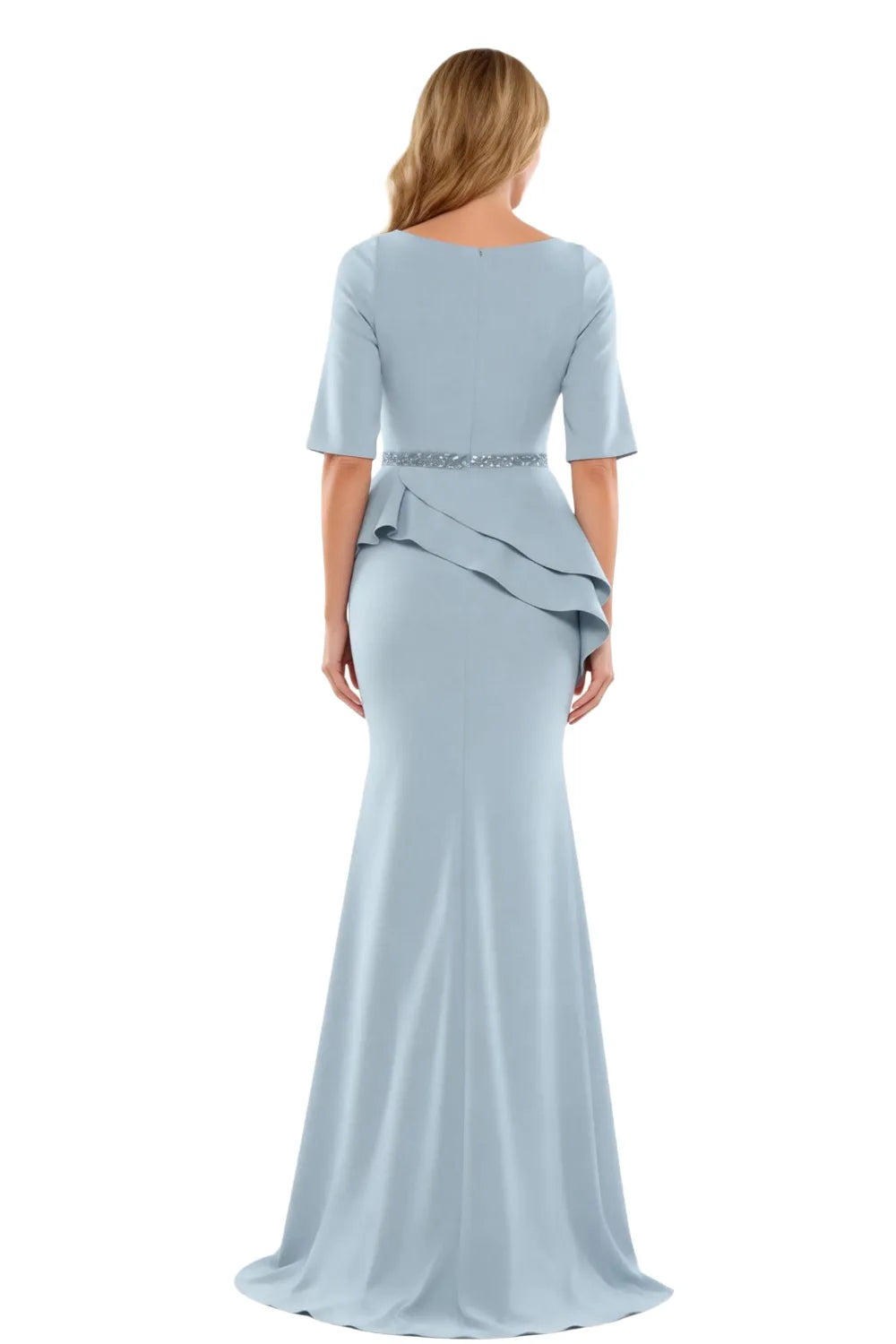 Chic Half Sleeve Mermaid Formal Dress