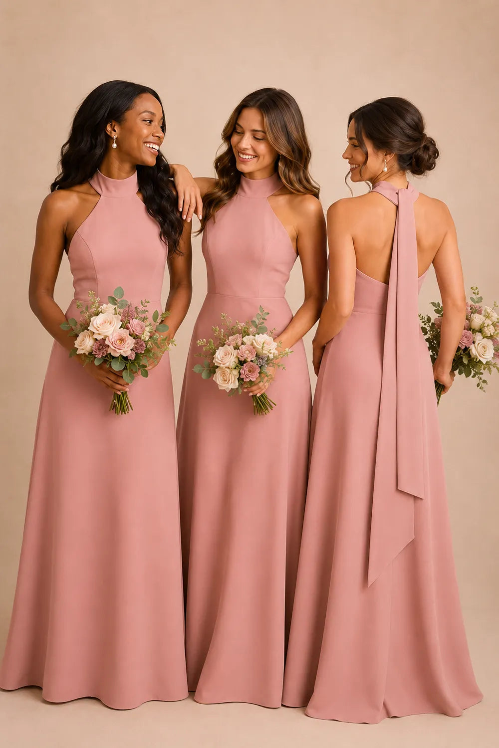 Timeless Open Back Formal Bridesmaid Dress