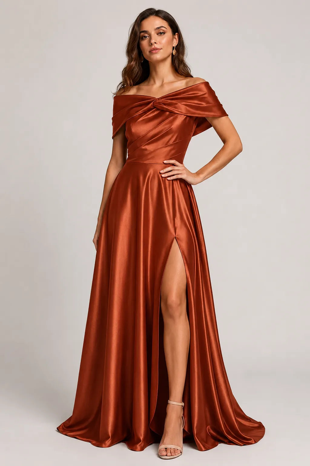 Elegant High Slit Formal Dress