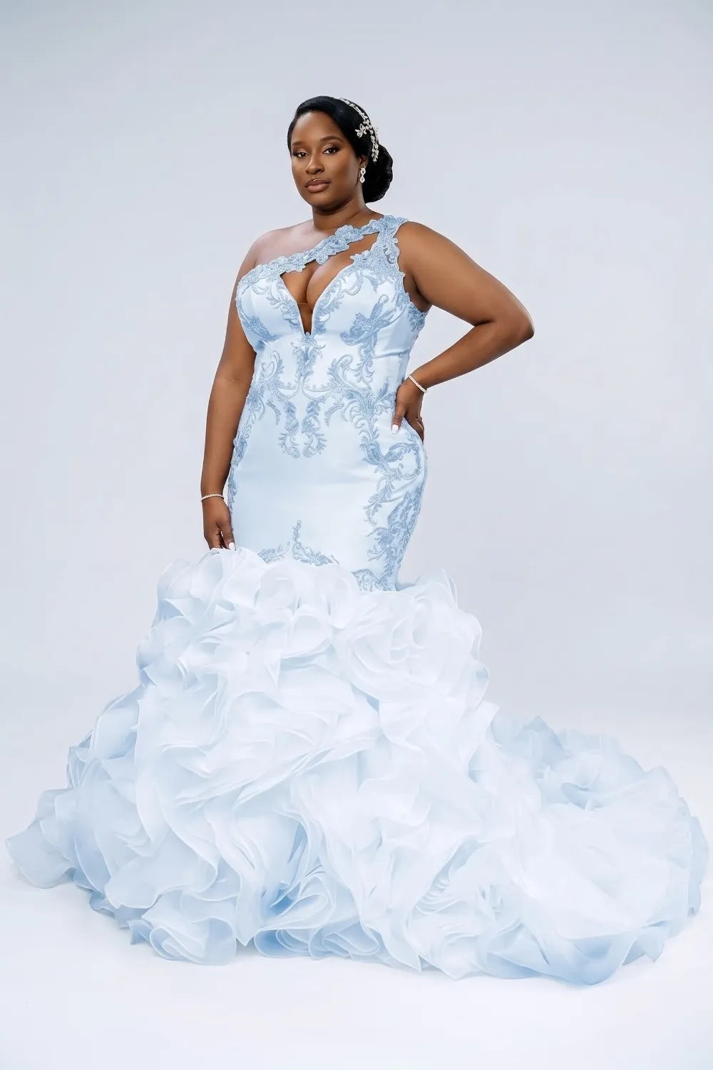 Aurora Ruffle Gown