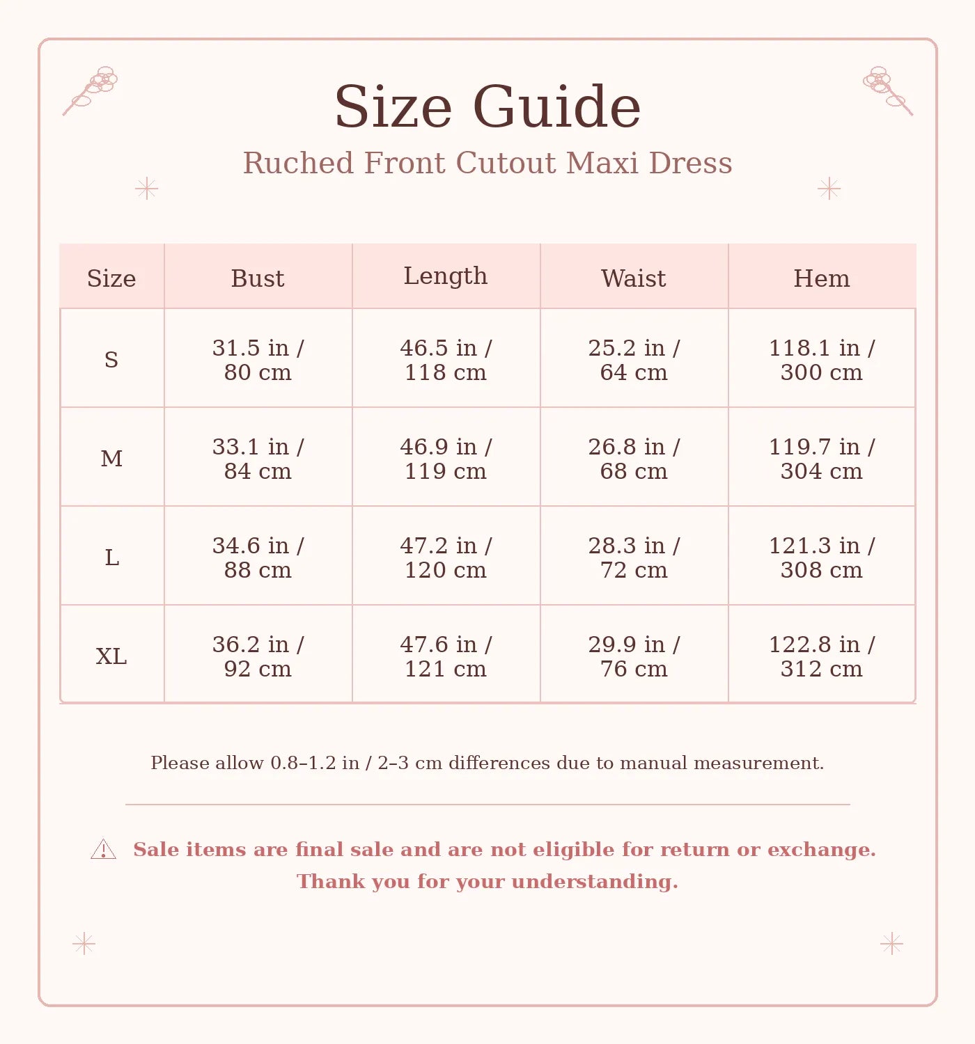 Ruched Front Cutout Maxi Dress(SALE)