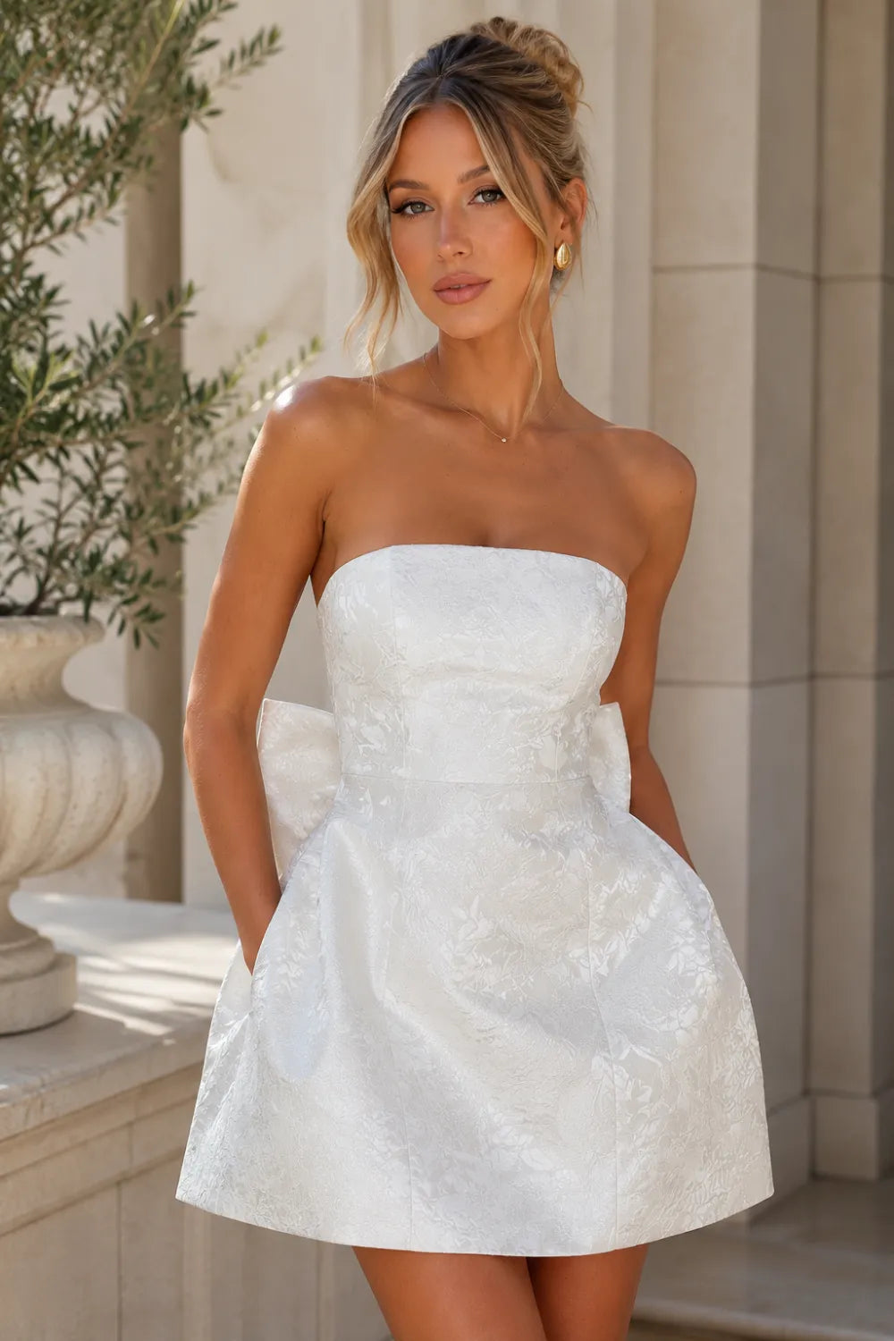 Big Bow Mini Dress(SALE)