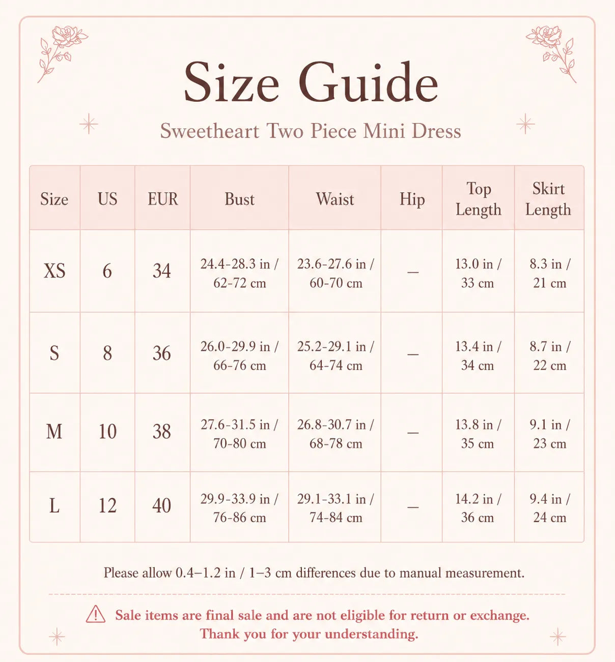 Sweetheart Two Piece Mini Dress(SALE)