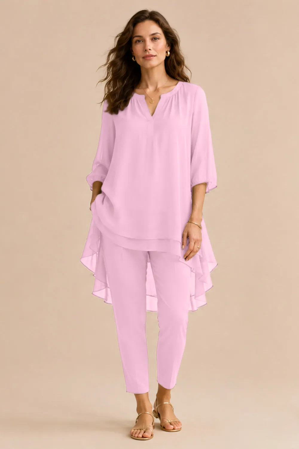 Seraphina Elegant Overlay Pant Ensemble