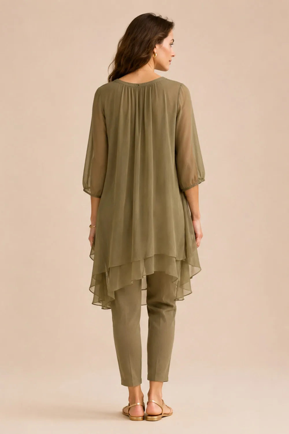 Seraphina Elegant Overlay Pant Ensemble