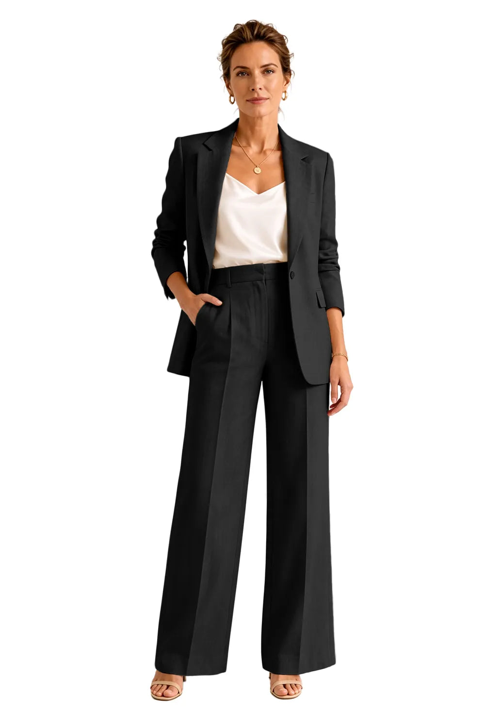 Formal Blazer Pant Suit for Wedding Guests