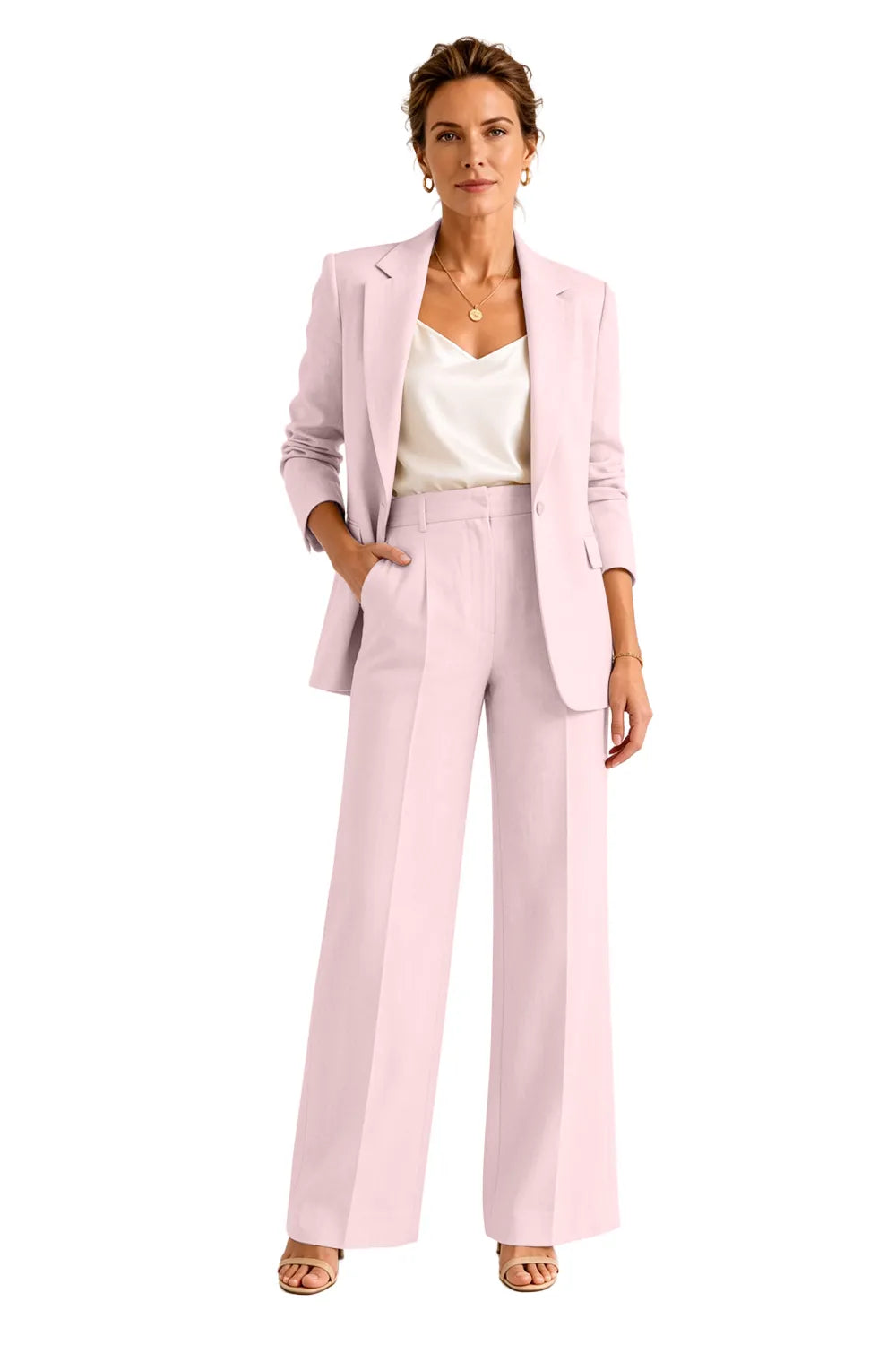 Formal Blazer Pant Suit for Wedding Guests