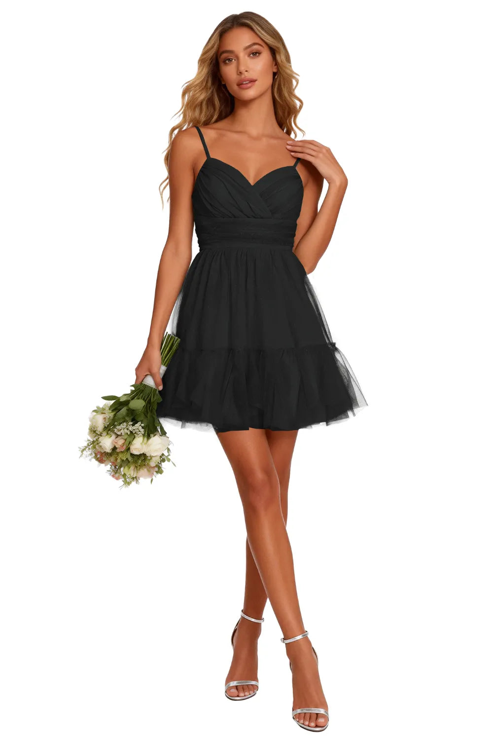 Sienna Flowy Sweetheart Mini Dress