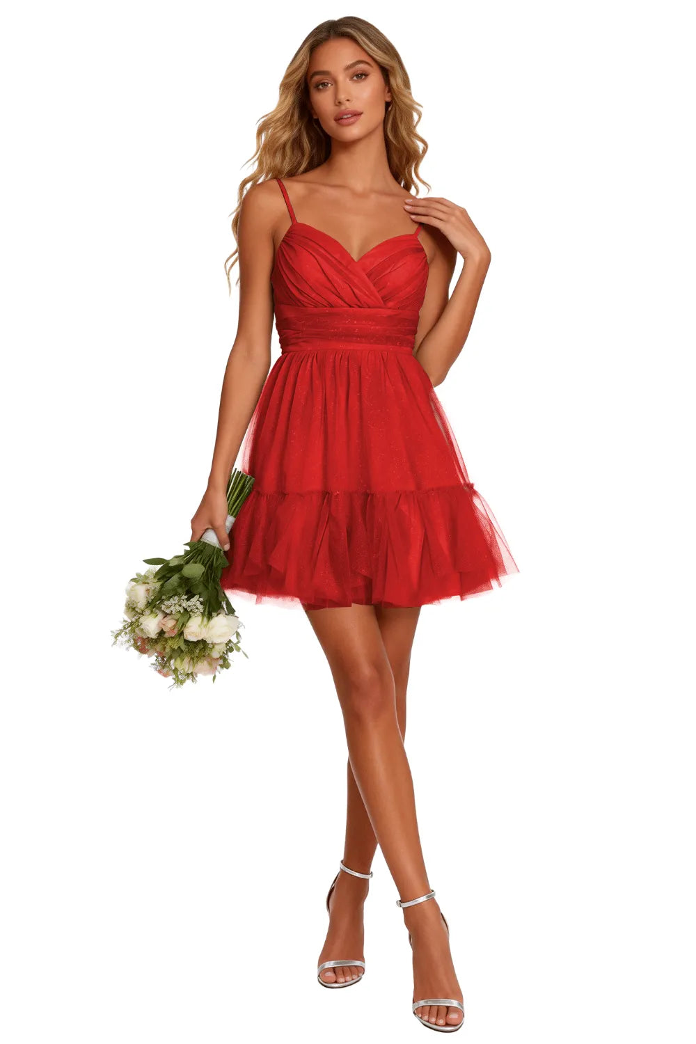 Sienna Flowy Sweetheart Mini Dress