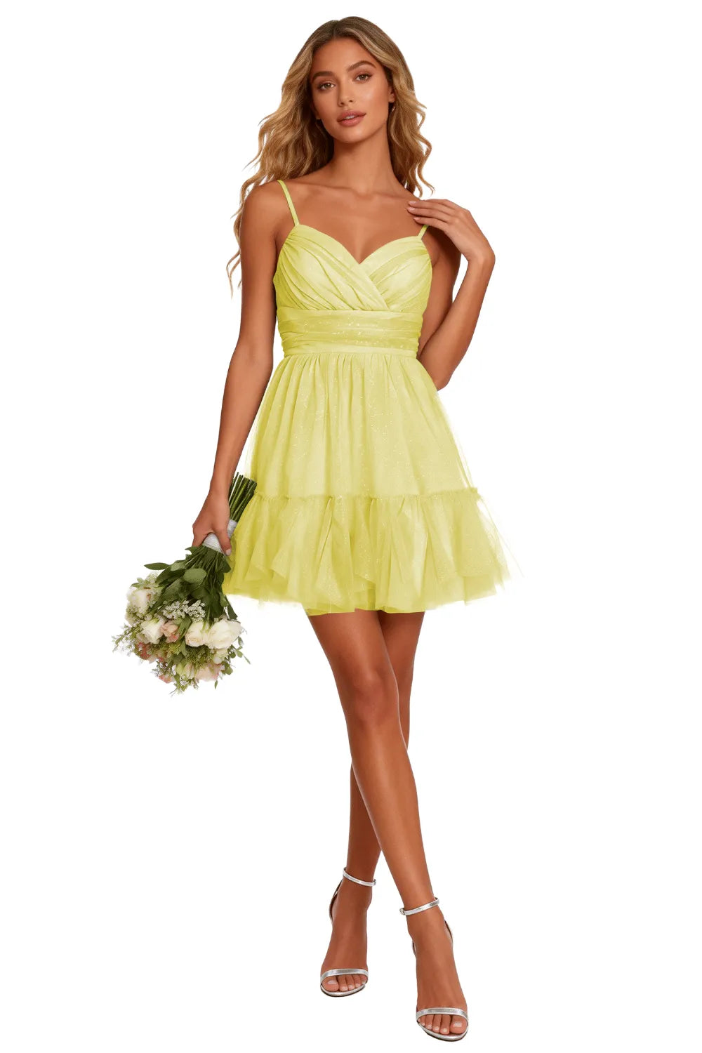 Sienna Flowy Sweetheart Mini Dress