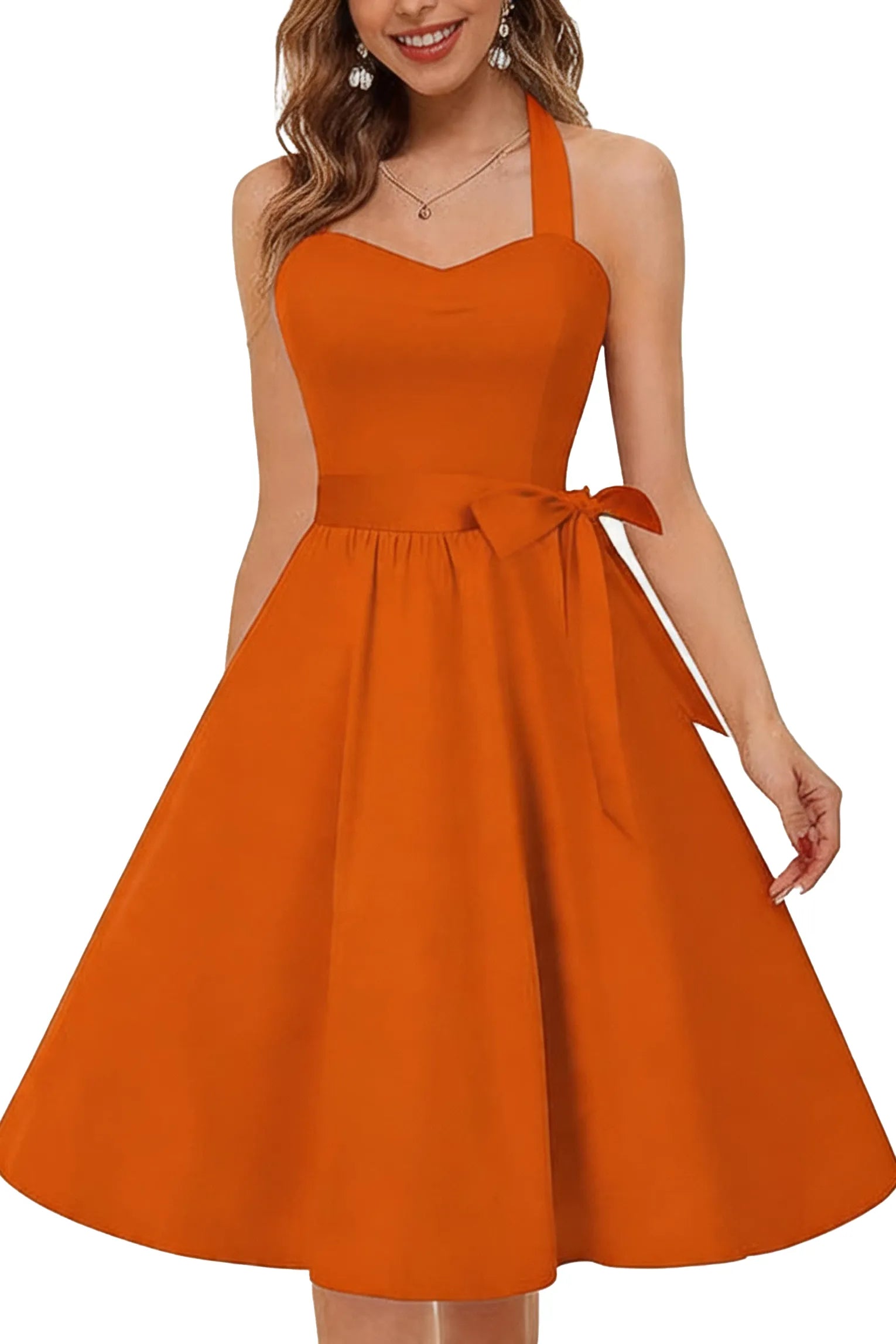 Aveline Sweetheart Halter Mini Dress