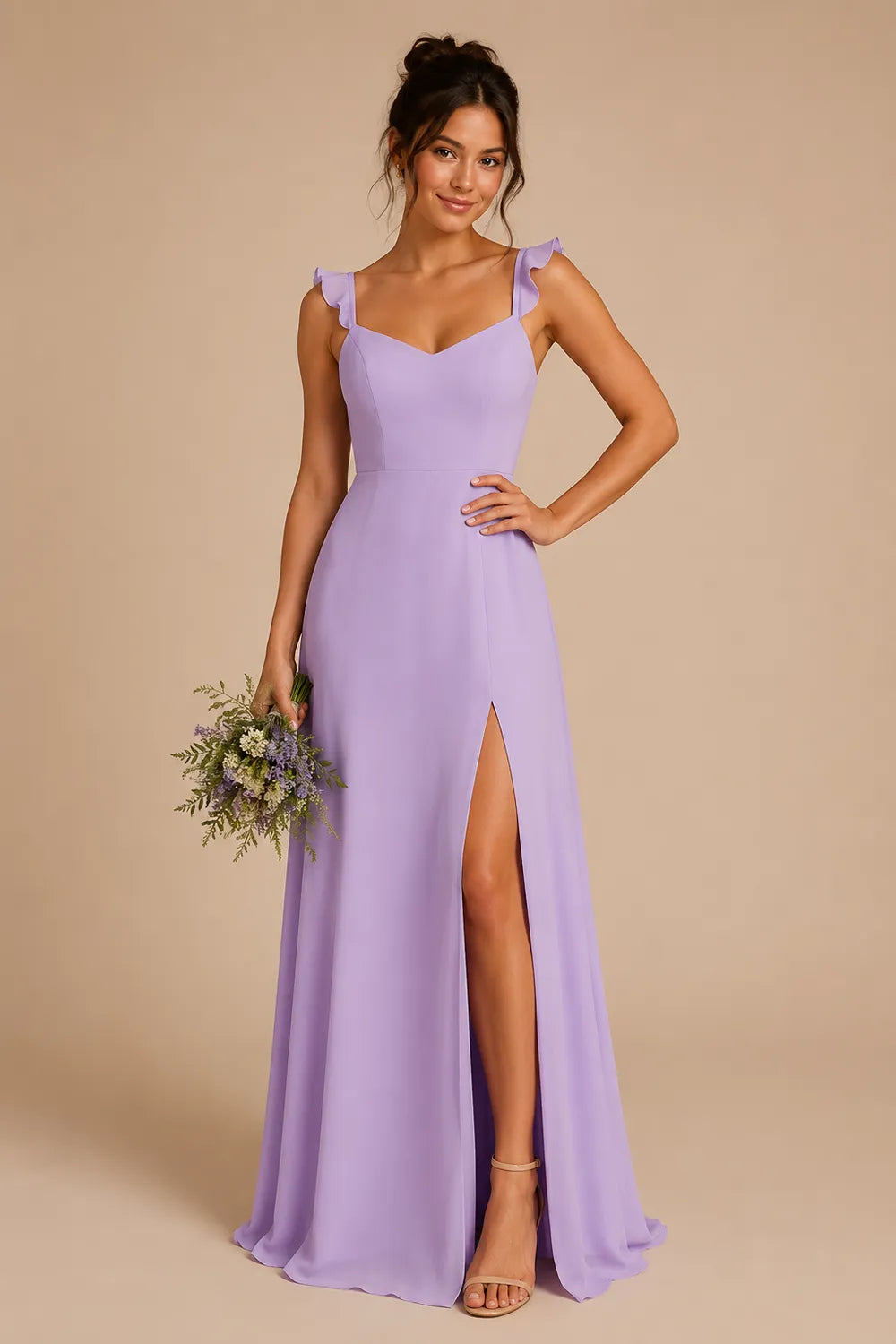 Elowen Open Back Bow Evening Dress