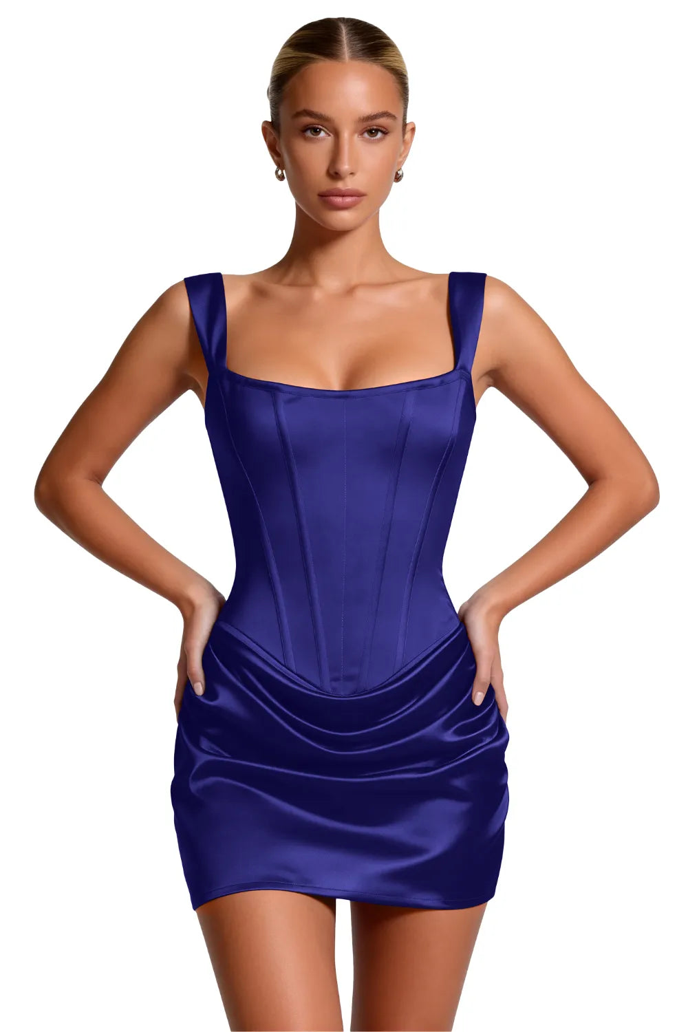Sculpted Corset Bodycon Mini Dress