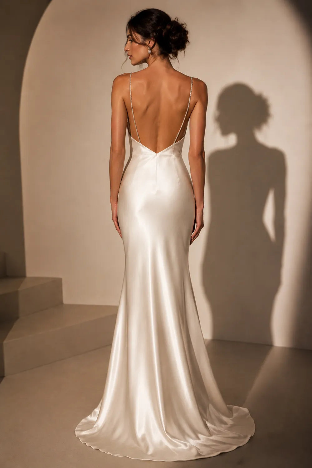 Vivienne Crystal Strap Formal Dress
