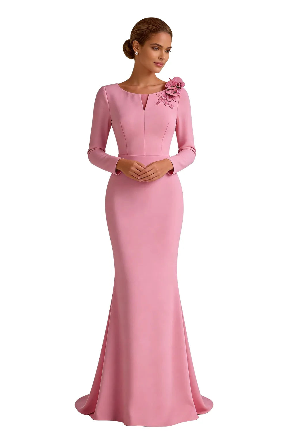 Celestine Sculpted Mermaid Evening Gown