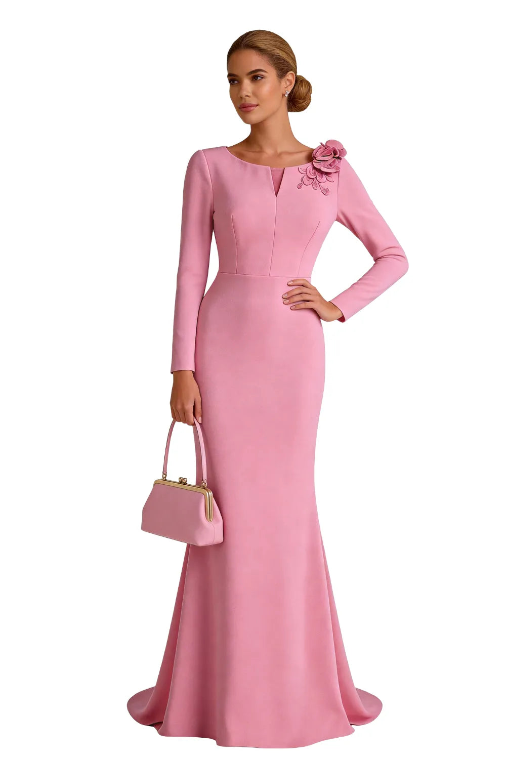 Celestine Sculpted Mermaid Evening Gown