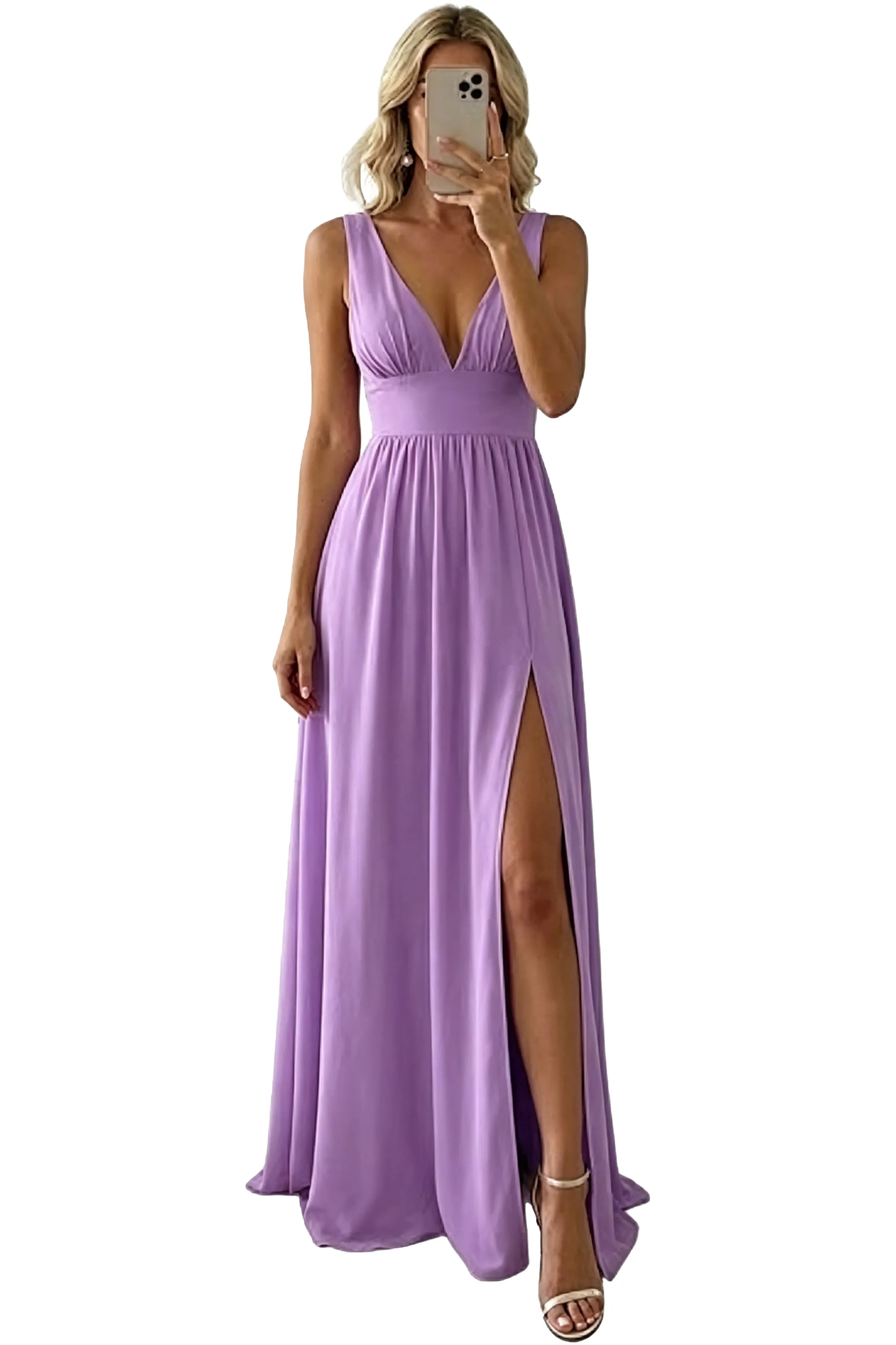 Chic A Line Formal Evening Gown with Open Back