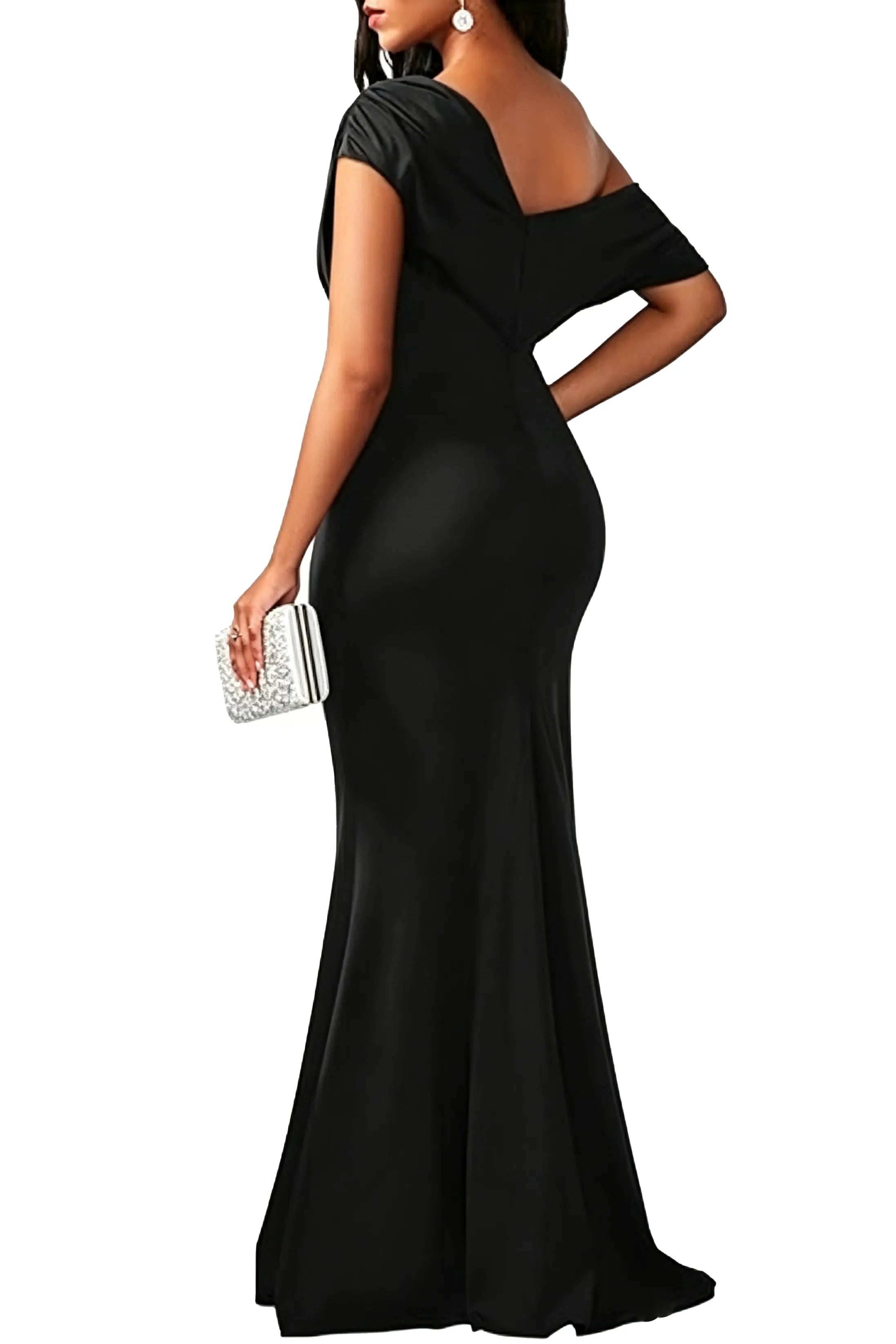 Women’s One Shoulder Mermaid Formal Evening Gown