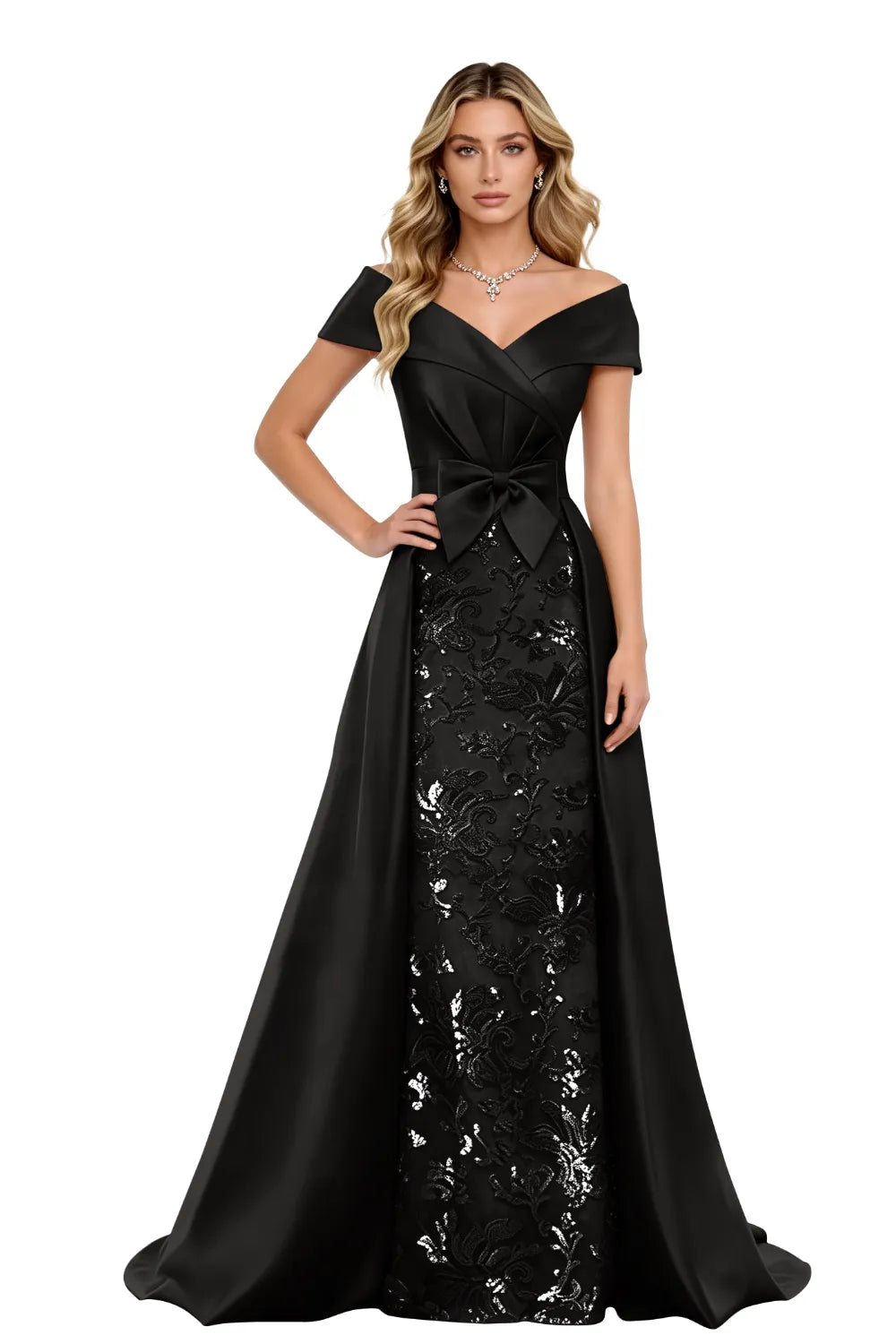 Elegant Off Shoulder A Line Formal Dress