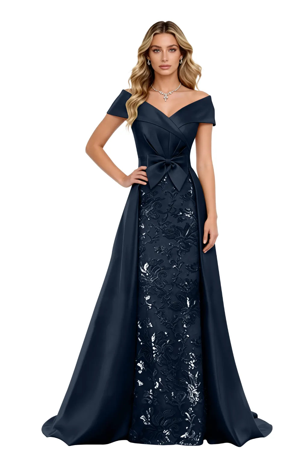 Elegant Off Shoulder A Line Formal Dress
