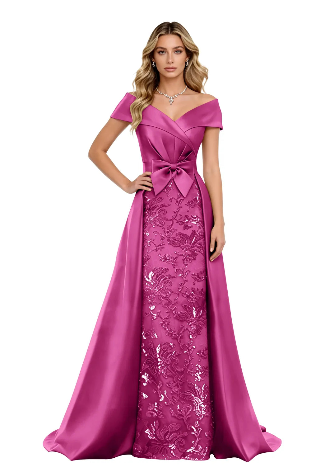 Elegant Off Shoulder A Line Formal Dress