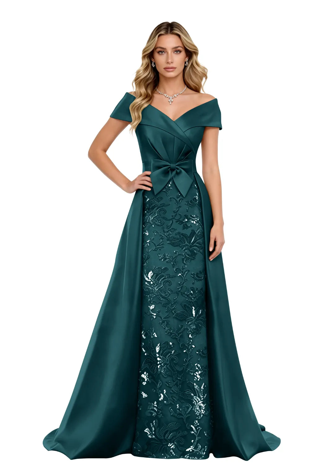 Elegant Off Shoulder A Line Formal Dress