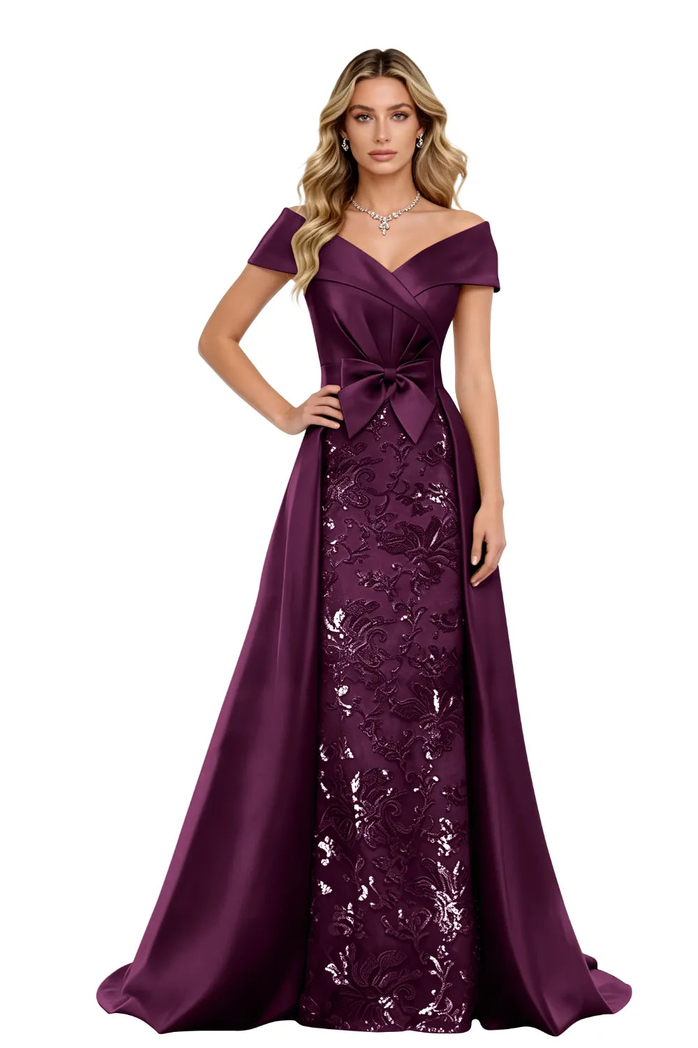 Elegant Off Shoulder A Line Formal Dress
