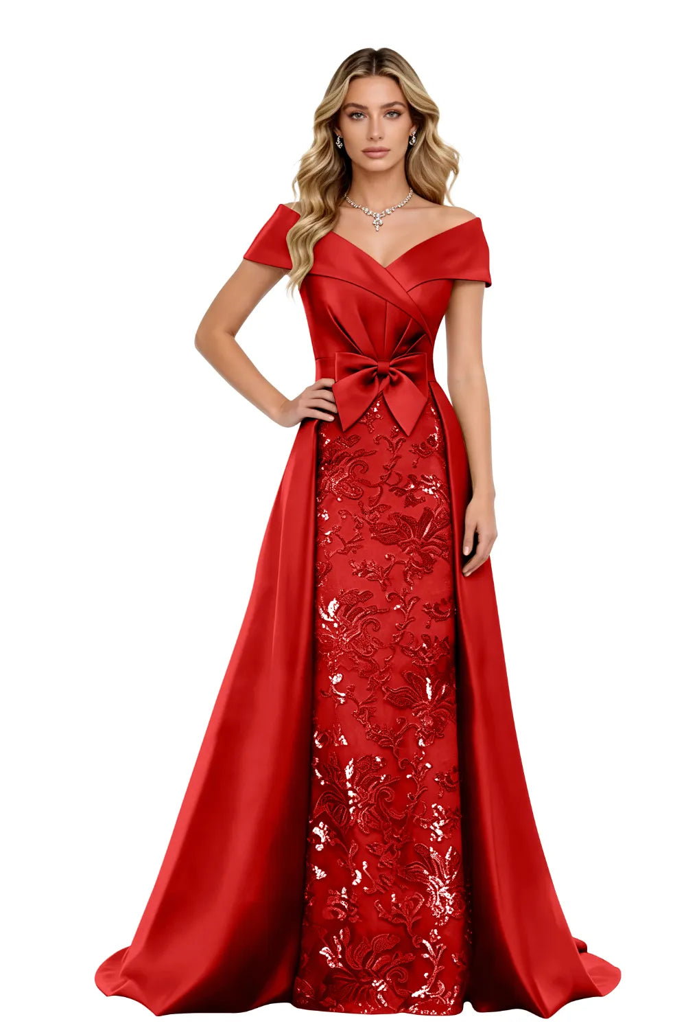 Elegant Off Shoulder A Line Formal Dress