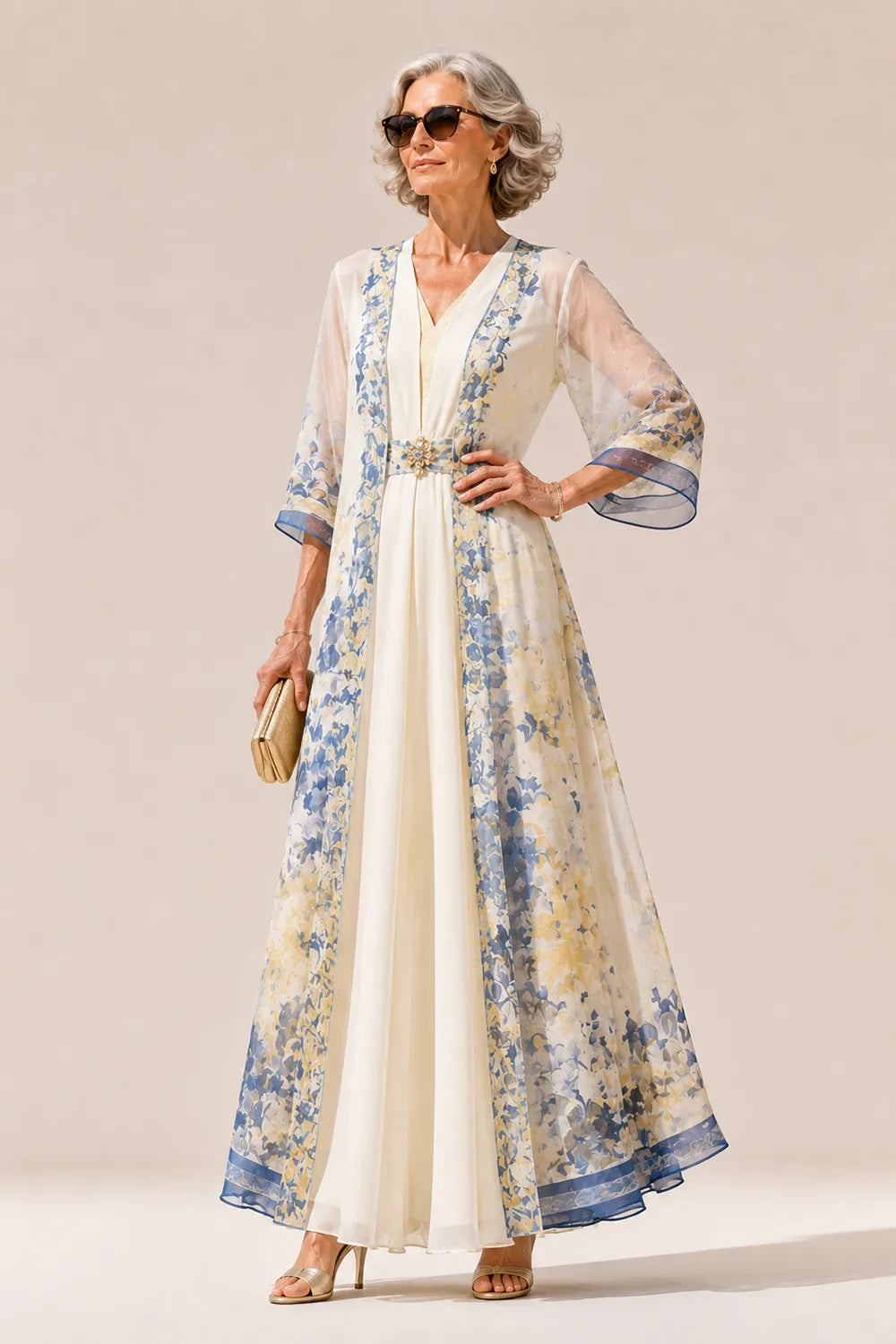 Seraphina Embellished Waist Formal Gown