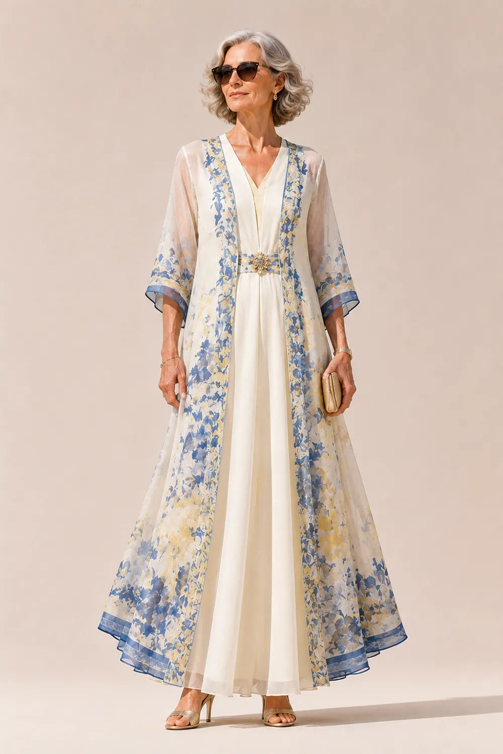 Seraphina Embellished Waist Formal Gown