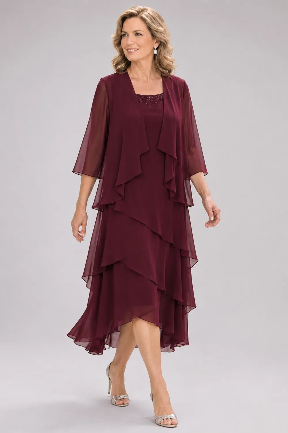 Seraphina Asymmetric Tiered Formal Dress