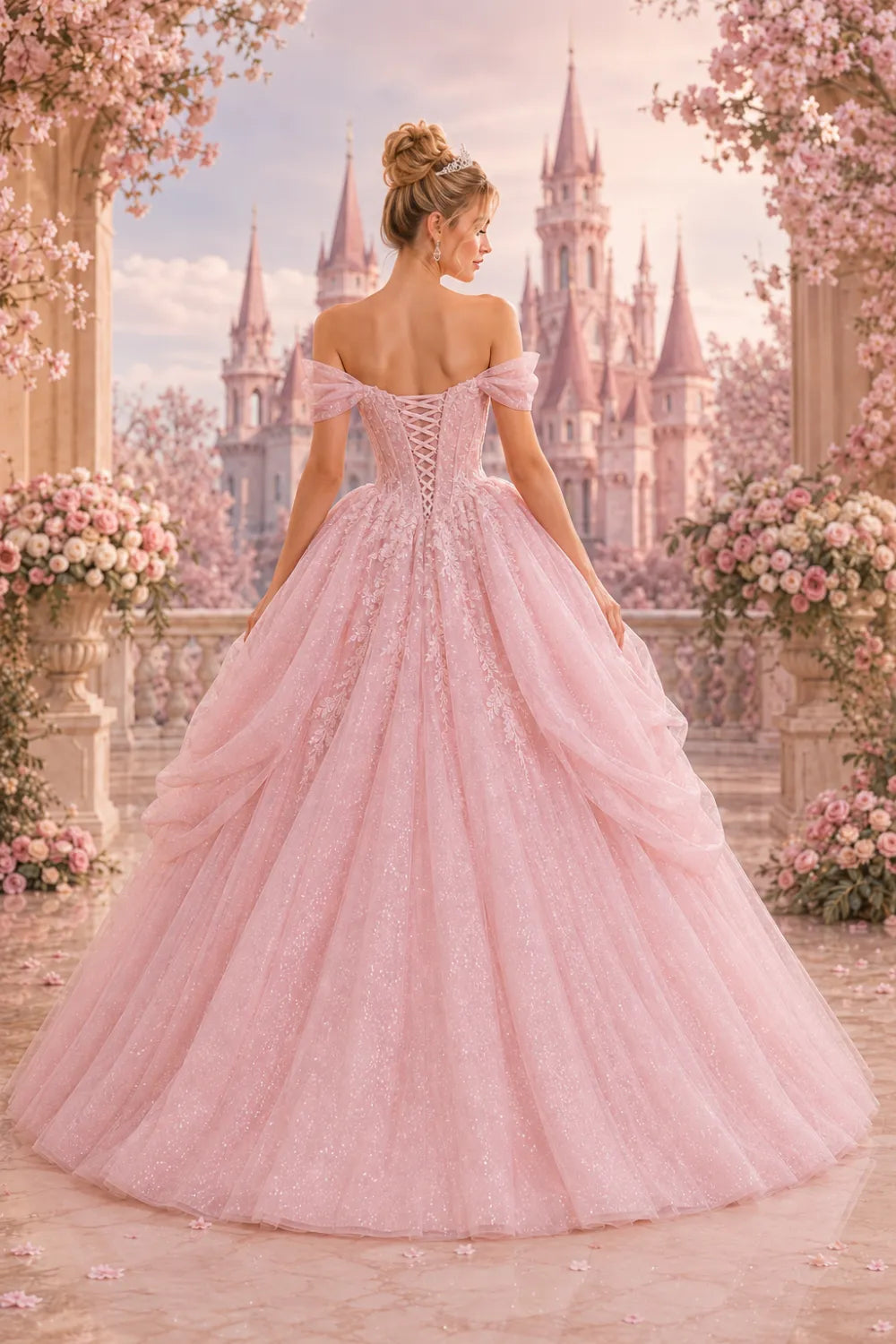 Romantic Pink Quinceanera Dresses
