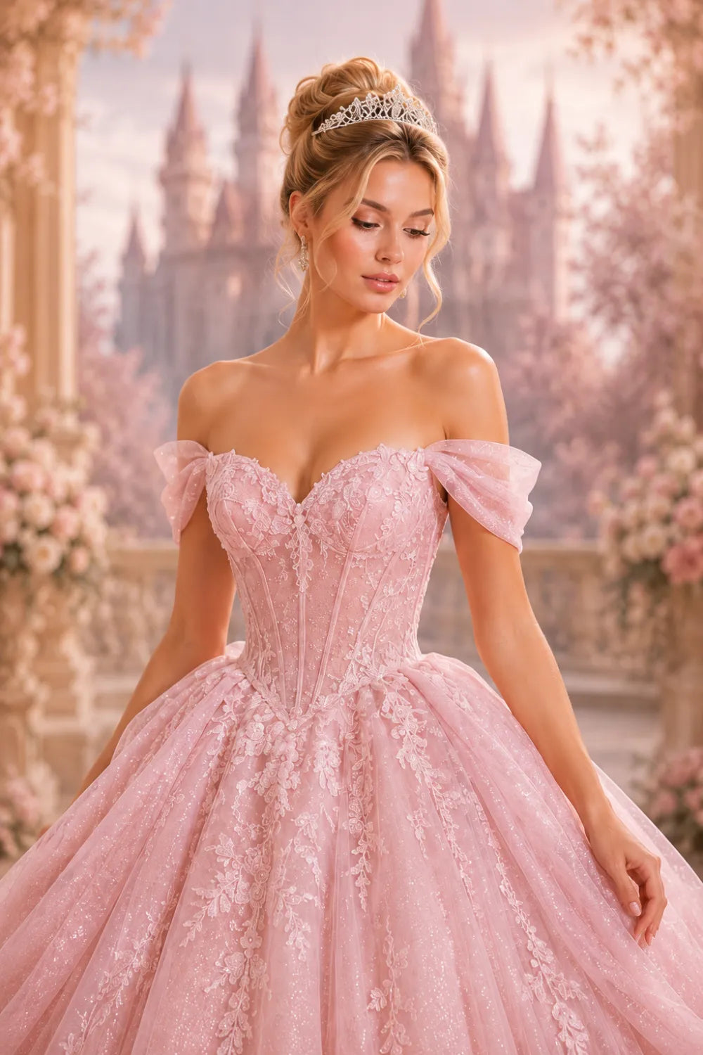 Romantic Pink Quinceanera Dresses
