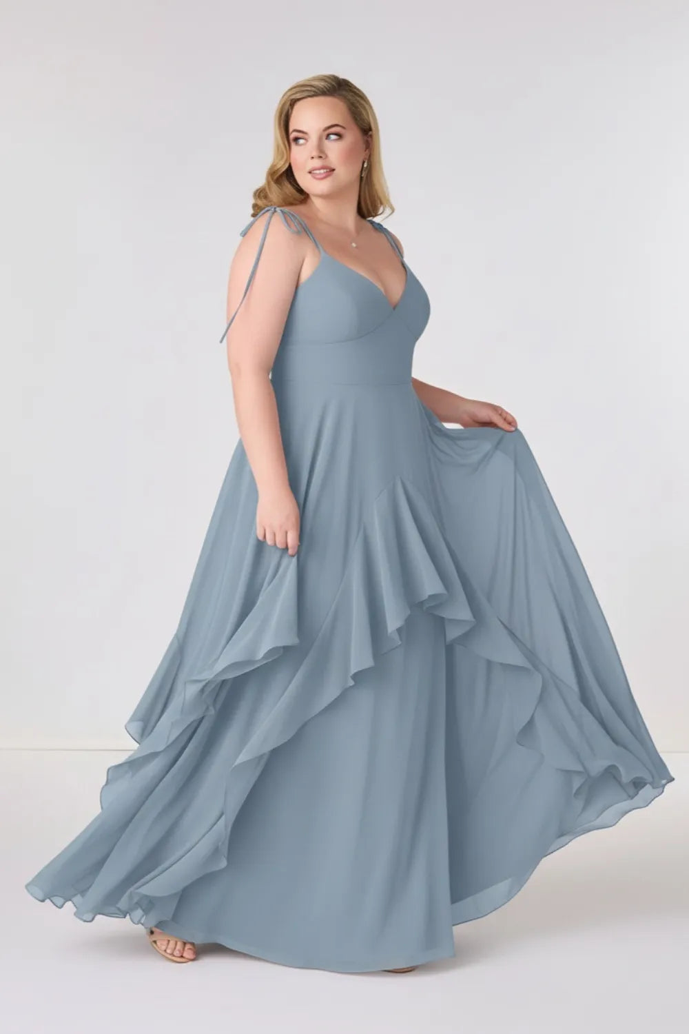 Celeste Layered Chiffon Bridesmaid Dress