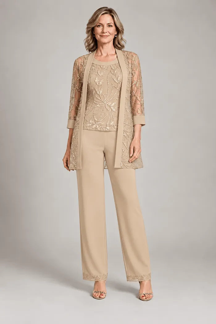 Formal Chiffon Pant Suit for Mother of the Bride