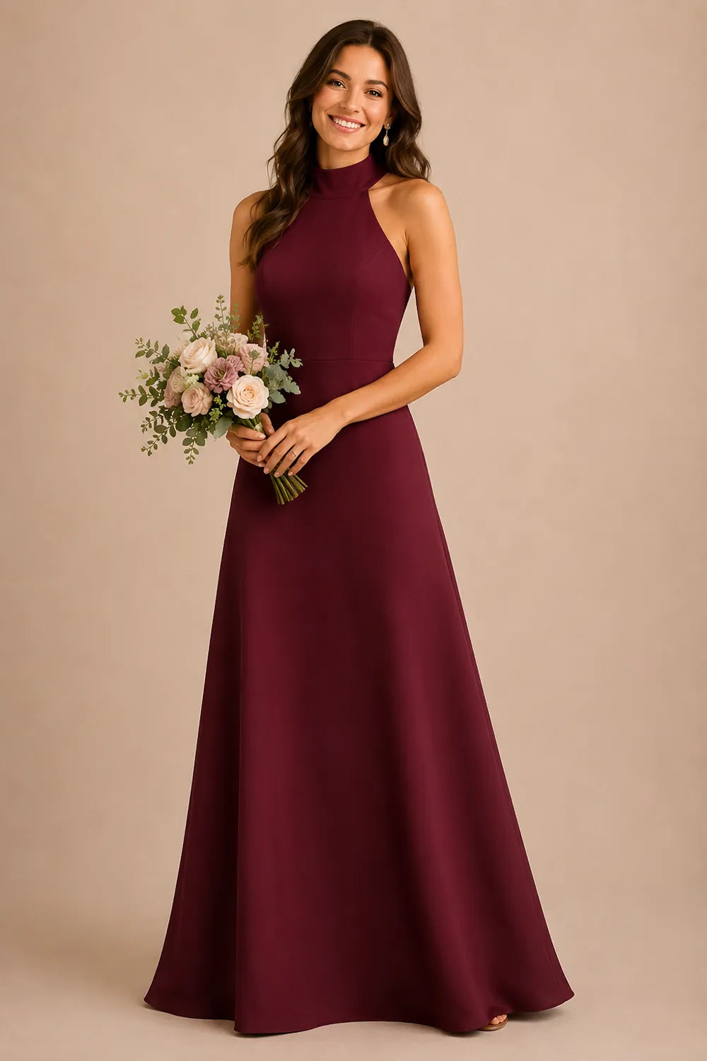 Timeless Open Back Formal Bridesmaid Dress