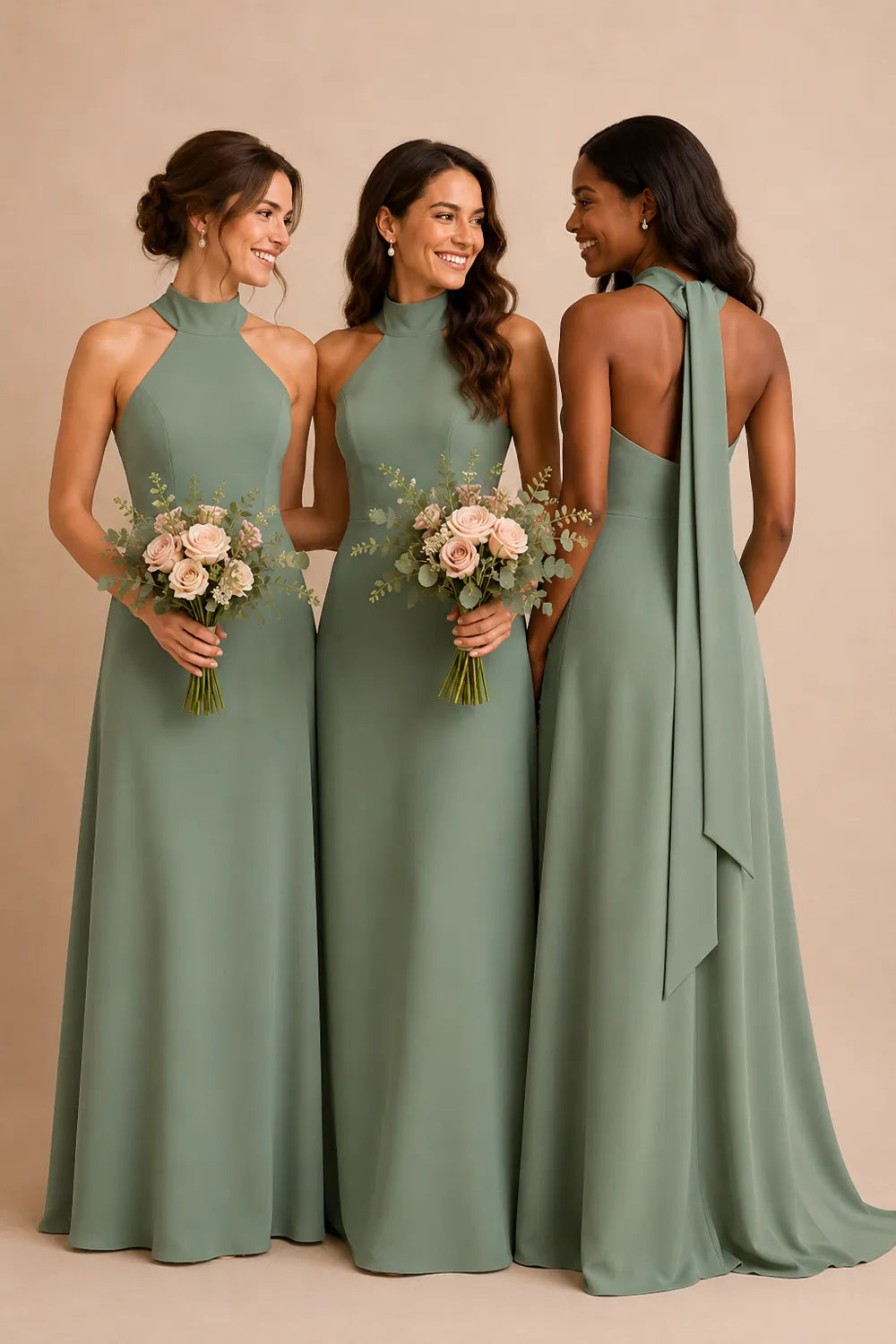 Timeless Open Back Formal Bridesmaid Dress